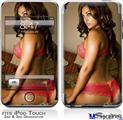 iPod Touch 2G & 3G Skin - Whitney Jene Red Lace 8175