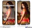 iPod Touch 4G Decal Style Vinyl Skin - Whitney Jene Red Lace 8175