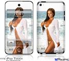 iPod Touch 4G Decal Style Vinyl Skin - Whitney Jene Yellow Bikini