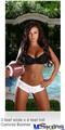 Whitney Jene Football and Lace Garage Decor Shop Banner 36"x72"