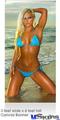 Whitney Jene Blue BikiniJPG Garage Decor Shop Banner 36"x72"
