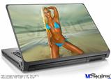 Laptop Skin (Large) - Whitney Jene Blue Bikini