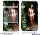iPod Touch 4G Decal Style Vinyl Skin - Whitney Jene White Lace