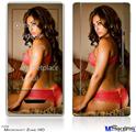 Zune HD Skin - Whitney Jene Red Lace 8175