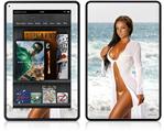 Amazon Kindle Fire (Original) Decal Style Skin - Whitney Jene Yellow Bikini