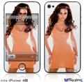 iPhone 4S Decal Style Vinyl Skin - Whitney Jene 0838