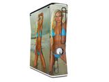 Whitney Jene Blue Bikini Decal Style Skin for XBOX 360 Slim Vertical