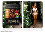 Whitney Jene White Lace Decal Style Skin fits 2012 Amazon Kindle Fire HD 7 inch