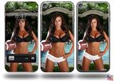 Whitney Jene Football and Lace Decal Style Vinyl Skin - fits Apple iPod Touch 5G (IPOD NOT INCLUDED)