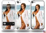 Whitney Jene Yellow Bikini Decal Style Vinyl Skin - fits Apple iPod Touch 5G (IPOD NOT INCLUDED)