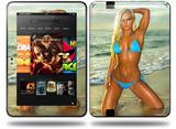 Whitney Jene Blue Bikini  Decal Style Skin fits Amazon Kindle Fire HD 8.9 inch