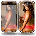 Whitney Jene Red Lace 8175 - Decal Style Skin (fits Samsung Galaxy S III S3)