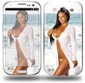 Whitney Jene Yellow Bikini - Decal Style Skin (fits Samsung Galaxy S III S3)